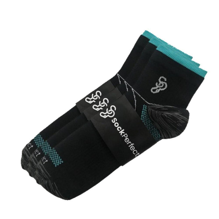 Sock Perfect Compression Socks S/M / Black/Blue Sock Perfect Foot Compression Anti-Fatigue Socks (3 Pair)