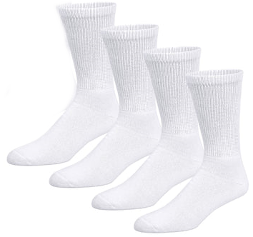 Sock Perfect Diabetic Socks Diabetic Crew Socks (2 PAIRS)
