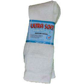 Ultra Soft Diabetic Socks Men 7-11 / Women 8-12 / White Ultra Soft Premium Diabetic Crew Socks (2 Pairs / Pack)