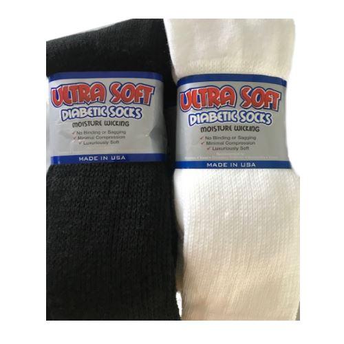 Ultra Soft Diabetic Socks Ultra Soft Premium Diabetic Crew Socks (2 Pairs / Pack)